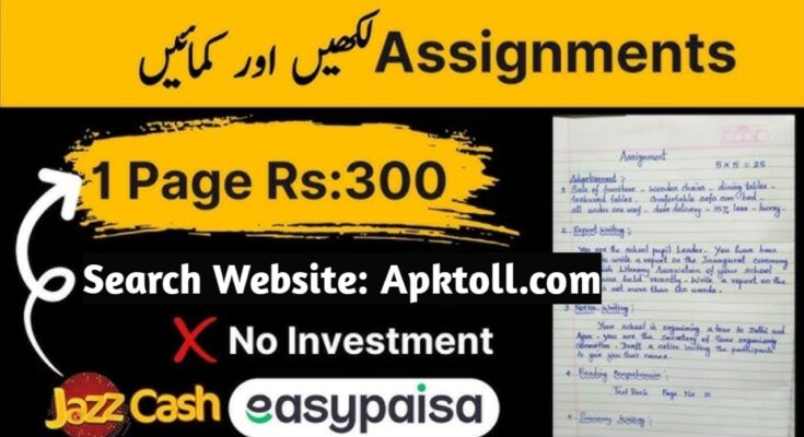 Online Assignment Work from Home